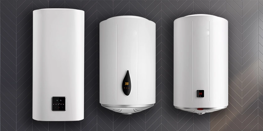 Foto de termos eléctricos sobre fondo gris.
